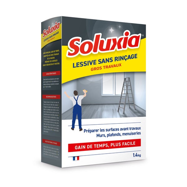 Lessive sans rinçage SOLUXIA 1.4 kg