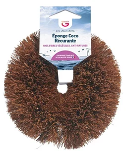 Eponge coco récurante GERLON Les essentiels,