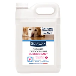 Nettoyant désinfectant sur-odorant liquide, STARWAX, 5 litres