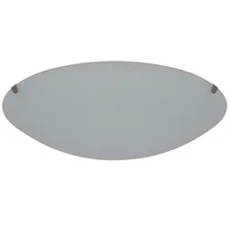 Plafonnier PLUTON, E27, diam.25 cm, verre blanc Inspire