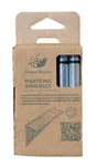 Lot de 2 fixations invisibles acier h.12 x p.23.5 cm