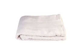 Plaid Paillettes ecru l. 130 x L. 170 cm