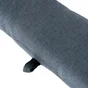 Coussin bas de porte Chambray, bleu l.12 x H.12 cm