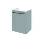 Meuble sous-vasque 1p l.45 x H.57.7 x P.33 cm vert celadon Remix