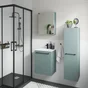 Meuble sous-vasque 1p l.45 x H.57.7 x P.33 cm vert celadon Remix