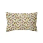 Coussin déco géométric, polycoton, l.45 x H 30 cm, jaune marron, NATERIAL
