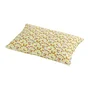 Coussin déco géométric, polycoton, l.45 x H 30 cm, jaune marron, NATERIAL