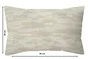 Coussin déco arty, polycoton, l.45 x H 30 cm, beige navajo, NATERIAL