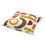 Coussin déco abstract, polycoton, l.45 x H 45 cm, beige navajo, NATERIAL