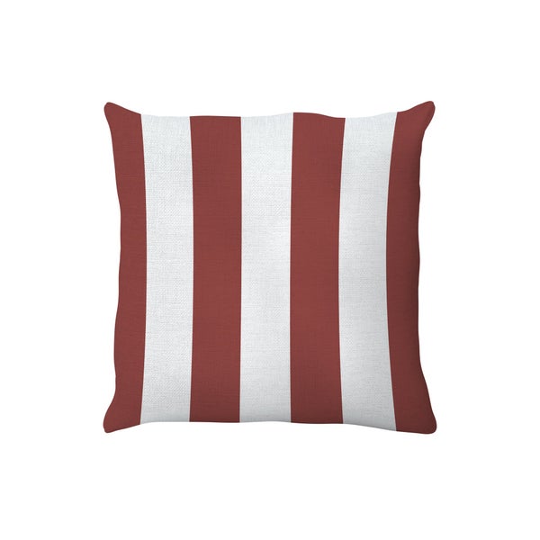 Coussin déco wide, polycoton, l.45 x H 45 cm, rouge cocktail, NATERIAL