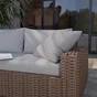 Coussin pillow soft, polycoton, l.40 x H 40 cm, taupe moon 4, NATERIAL