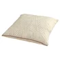 Coussin déco jungle, polycoton, l.45 x H 45 cm, beige cream, NATERIAL