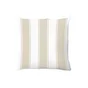Coussin déco vintage strip, polycoton, l.45 x H 45 cm, beige navajo, NATERIAL