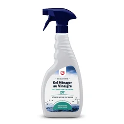 Vinaigre blanc en gel 20° multiusage menthe, GERLON, 750 ml