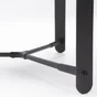 Brasero table basse acier, NATERIAL Aoma, noir