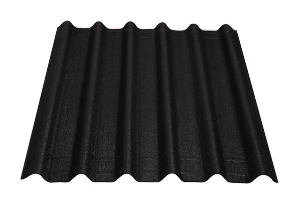 Plaque bitumée noire ONDULINE Easyfix 100x82cm