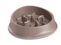 Ecuelle chien antiglouton plastique 0,5l taupe