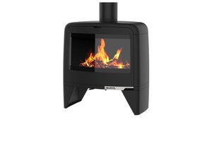 Poêle à bûche Paul noir, 10 kW