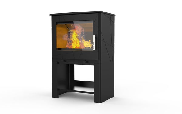 Poêle à bûche Adam bucher noir, 7.3 kW