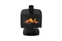 Poêle à bûche Paul sur pied noir, 10 kW