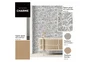 Papier peint intissé, Fleurs anglaises, blanc