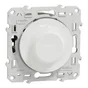 Variateur de lumière universel à assembler Odace, SCHNEIDER ELECTRIC, blanc