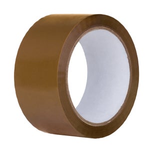 Ruban adhésif marron d'emballage L.66 m x l.48 mm