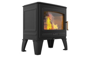 Poêle à bûche Georges noir, 6.7 kW