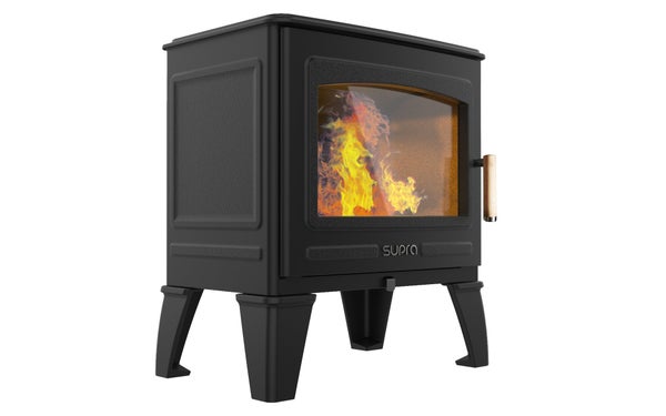 Poêle à bûche Georges noir, 6.7 kW