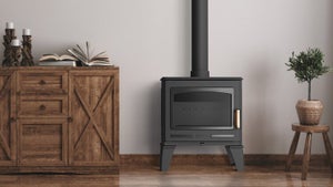 Poêle à bûche Georges noir, 6.7 kW