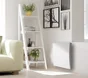 Radiateur electrique a inertie fonte 1000 W HJM Spring II horizontal blanc