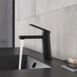 Mitigeur lavabo, SENSEA M Icône, noir