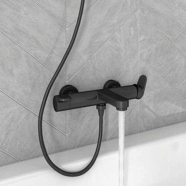 Mitigeur bain, SENSEA Icône, noir