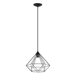 Suspension INSPIRE Graha E27 diam. 32,5 cm métal noir