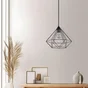 Suspension INSPIRE Graha E27 diam. 32,5 cm métal noir