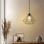 Suspension INSPIRE Graha E27 diam. 32,5 cm métal noir