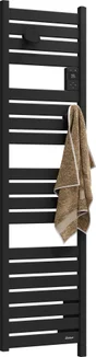 Sèche-serviettes électrique connecté Kelud Slim, SAUTER, 500W anthracite
