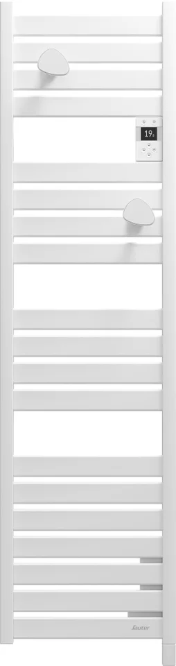 Sèche-serviettes électrique connecté Kelud Slim, SAUTER, 500W blanc