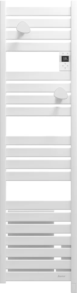Sèche-serviettes électrique connecté Kelud Slim Ventilo, SAUTER, 1500W blanc
