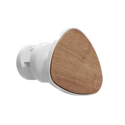 Patère galet pour sèche-serviettes Kelud SAUTER, bois blanc