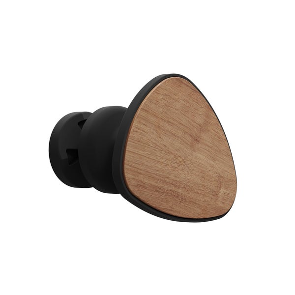 Patère galet pour sèche-serviettes Kelud SAUTER, bois anthracite