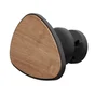 Patère galet pour sèche-serviettes Kelud SAUTER, bois anthracite