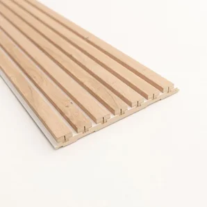 Lot de 2 panneaux tasseaux 2600x300x17mm chene clair fond en mdf blanc