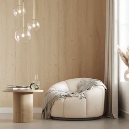 4 panneaux lisses MDF finition chêne naturel, 2500X287X20mm