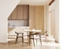 4 panneaux lisses MDF finition chêne naturel, 2500X287X20mm
