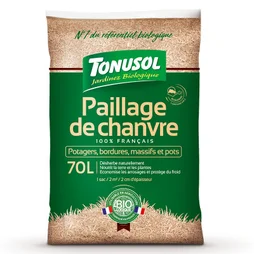 Paillage de chanvre TONUSOL, 70 l