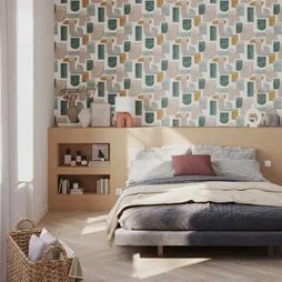 Papier peint intissé josia INSPIRE multicolore