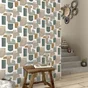 Papier peint intissé josia INSPIRE multicolore