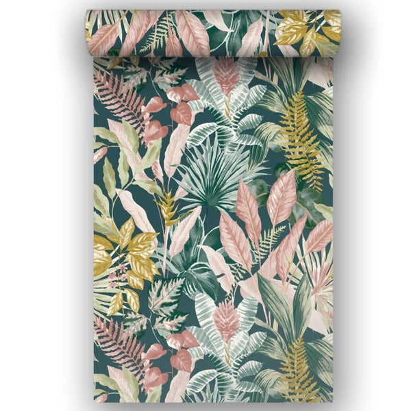 Papier peint intissé Jungle havana INSPIRE multicolore