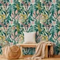 Papier peint intissé Jungle havana INSPIRE multicolore